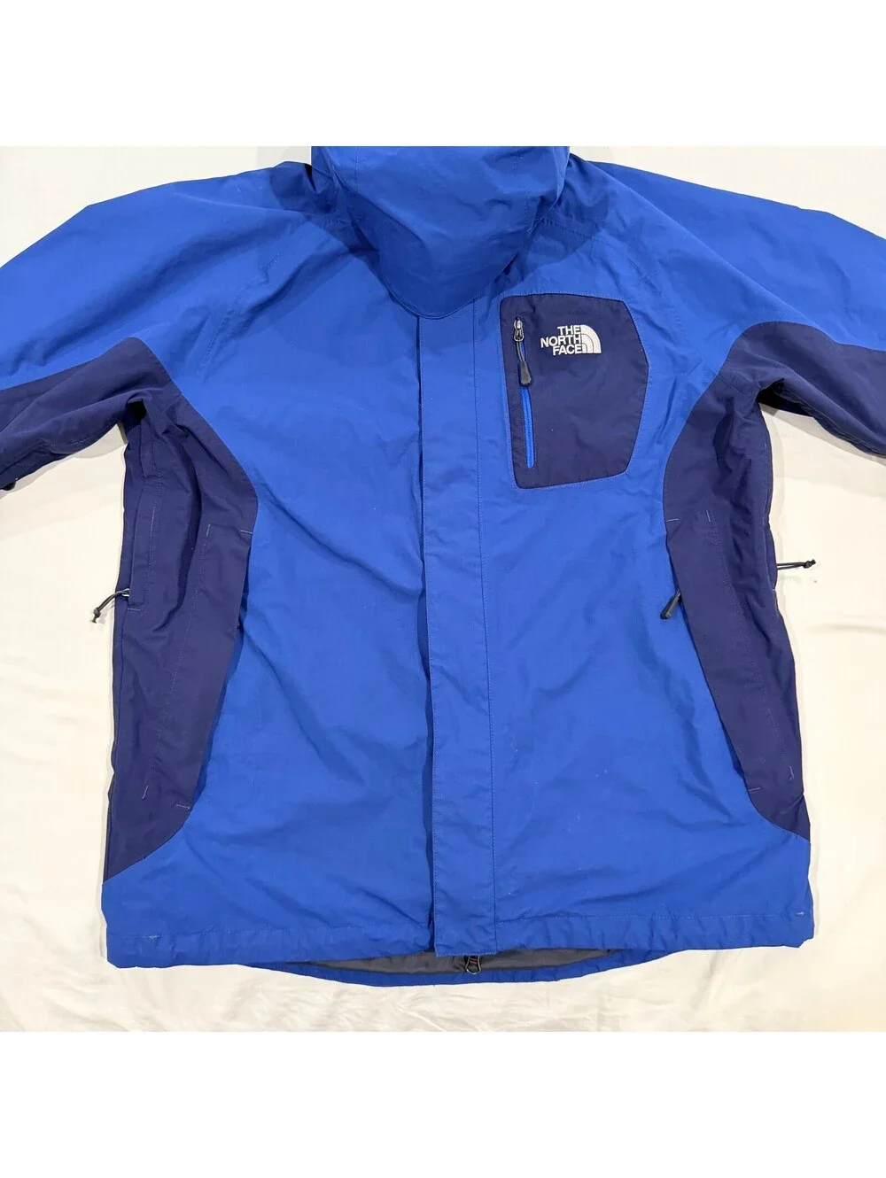 The North Face HyVent hooded waterproof shell jacket, style AFXD, Fall 2010.